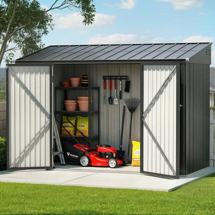 Giantz Garden Shed Galvanised Steel 3.05x1.5M Outdoor Storage Shed Workshop House Shelter.