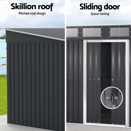 Giantz Garden Shed 1.62x1M Outdoor Storage Tool Workshop House Shelter.
