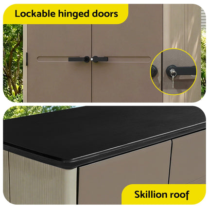 Giantz Garden Shed Outdoor Storage Shed Tool Workshop with Lockable Doors.
