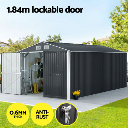 Giantz Garden Shed Sheds Outdoor Storage 3x5.38M Tool Workshop House Shelter.