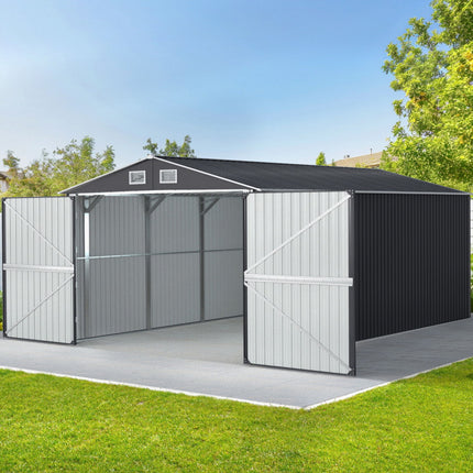 Giantz Garden Shed Sheds Outdoor Storage 3x5.38M Tool Workshop House Shelter.