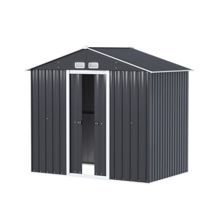 Giantz Garden Shed Outdoor Storage 2.15x1.3M Tool Workshop House Shelter Sliding Door.