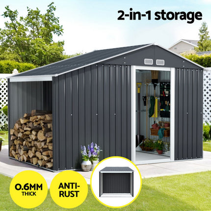 Giantz Garden Shed 3.22x1.96M Outdoor Storage Tool Workshop House Shelter.