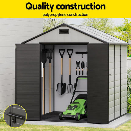 Giantz Garden Shed Sheds Outdoor Storage 2.15x2.14M Tool Workshop House Shelter.