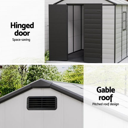 Giantz Garden Shed Sheds Outdoor Storage 2.15x2.14M Tool Workshop House Shelter.