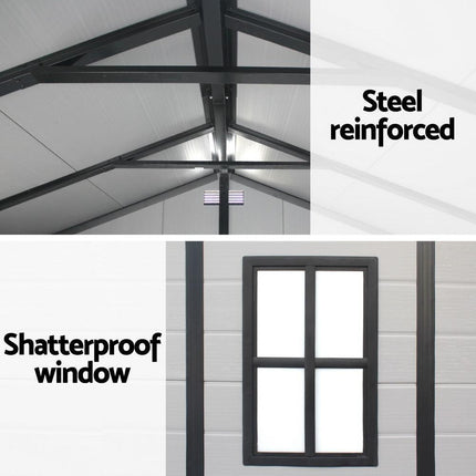 Giantz Garden Shed Sheds Outdoor Storage 2.15x2.14M Tool Workshop House Shelter.