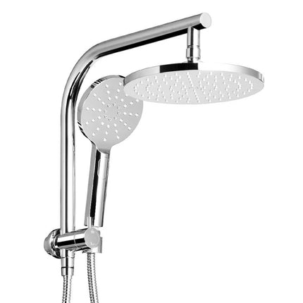 Cefito 9'' Rain Shower Head Set Handheld Round High Pressure Chrome.