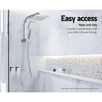 Cefito Shower Twins Tap Wall Bath Taps Brass Hot Cold Basin Bathroom Chrome.