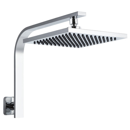Cefito 8'' Rain Shower Head Wall Arm Square High Pressure Chrome.