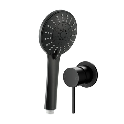 Cefito 4.5" Handheld Shower Head Round with Wall Bathroom Mixer.