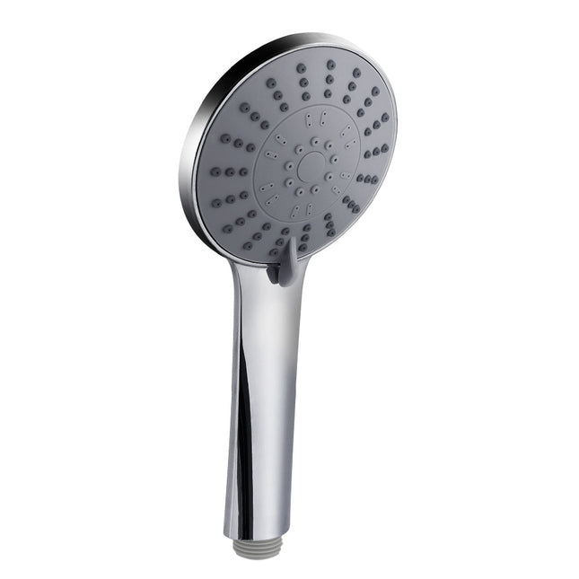 Handheld Shower Head 4.5" High Pressure 5 Modes Poweful Round Chrome.