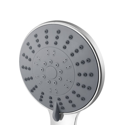 Handheld Shower Head 4.5" High Pressure 5 Modes Poweful Round Chrome.