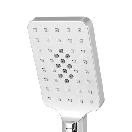 Handheld Shower Head 4.5" High Pressure 5 Modes Poweful Round Black.