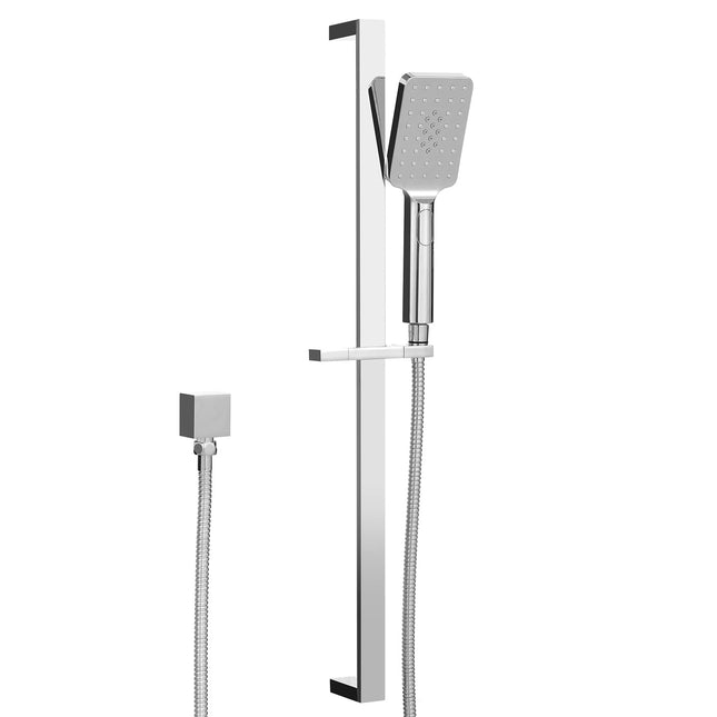 Handheld Shower Head Set 3.1'' High Pressure Silver.