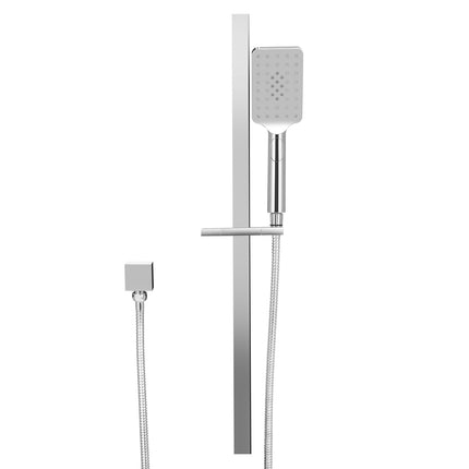 Handheld Shower Head Set 3.1'' High Pressure Silver.