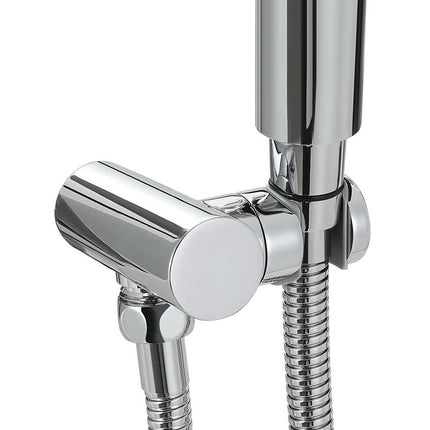 Handheld Shower Head Holder 4.7'' High Pressure Silver.