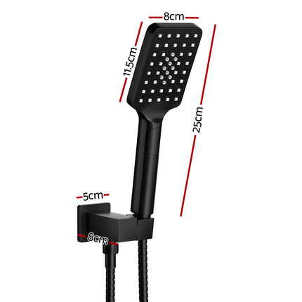 Handheld Shower Head Set 3.1'' High Pressure Silver.