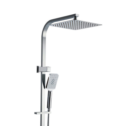 Cefito 10'' Rain Shower Head Set Handheld Square High Pressure Chrome.