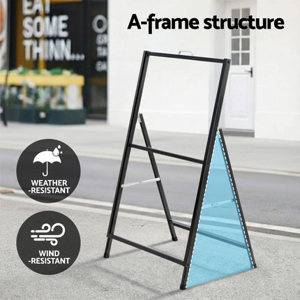 A1 Frame Sign Stand Single Sided Poster Display Board Outdoor Advertising 60x90cm.