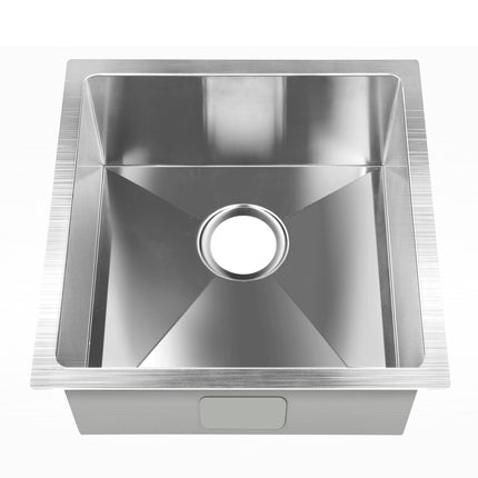 Cefito Kitchen Sink 51X45CM Stainless Steel Basin Single Bowl Silver.