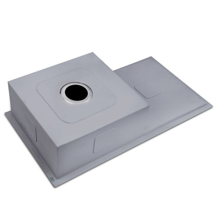 Cefito Kitchen Sink 87X45CM Stainless Steel Basin Single Bowl Silver.