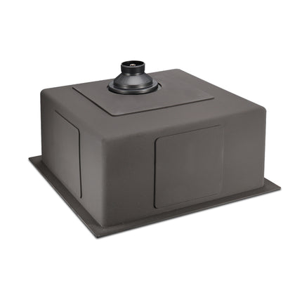 Cefito Kitchen Sink 51X45CM Stainless Steel Basin Single Bowl Black.