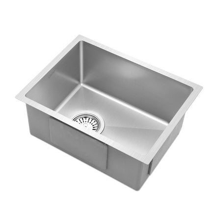 Cefito Kitchen Sink 44X34CM Stainless Steel Nano Basin Single Bowl Silver.