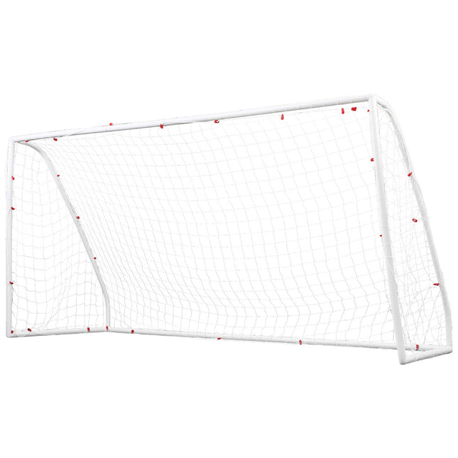 Everfit 12FT Soccer Football Goal Net UPVC Frame with PE Mesh Weatherproof Portable Goals for Backyard Training Competitive Play.