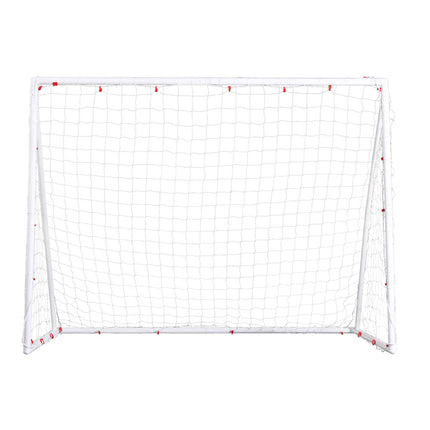 Everfit 8FT Soccer Football Goal Net UPVC Frame with PE Mesh Weatherproof Portable Goals for Backyard Training Competitive Play.