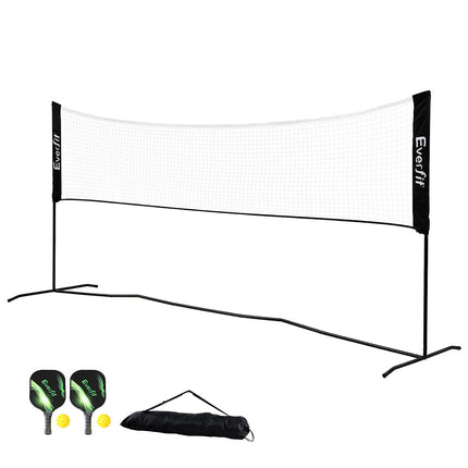 Everfit 3.6M Badminton Tennis Net Portable Volleyball Kit Adjustable Height.