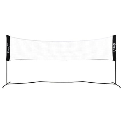 Everfit 3.6M Badminton Tennis Net Portable Volleyball Kit Adjustable Height.