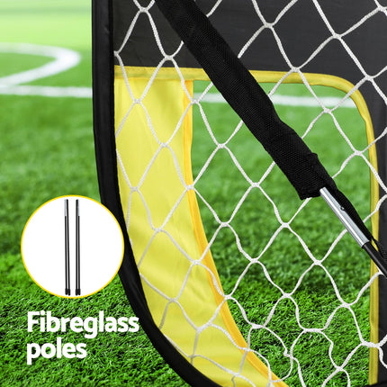 Everfit Portable Football Net Soccer Goal Rebound Target Hitter Training.