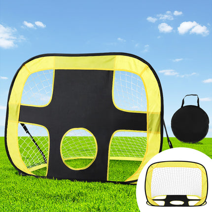 Everfit Portable Football Net Soccer Goal Rebound Target Hitter Training.