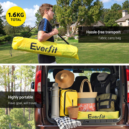 Everfit 2m Football Soccer Net Portable Goal Net Rebounder Sports Training.