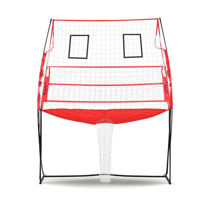 Everfit 8ft Volleyball Net Training Equipment Adjustable Height Portable with Ball and Bag.