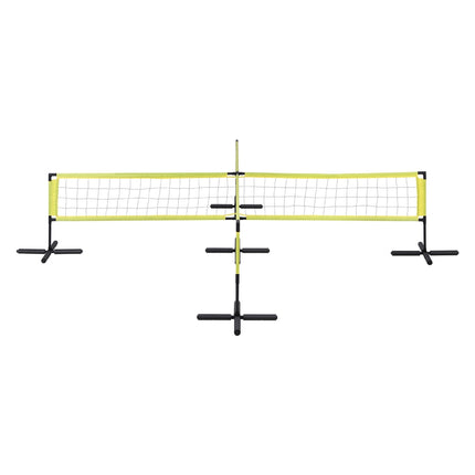 Everfit Water Volleyball Net Set Portable Swimming Pool Nets Game 4 Anchor Bags.
