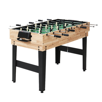 10-in-1 Games Table Soccer Foosball Pool Table Tennis Air Hockey Chess Cards.