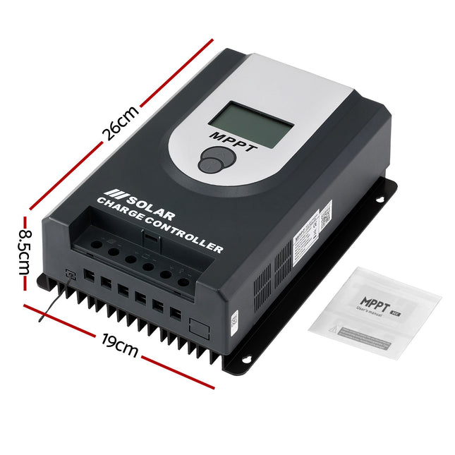Giantz 50A MPPT Solar Charge Controller Auto 12V/24V Battery Regulator Bluetooth.