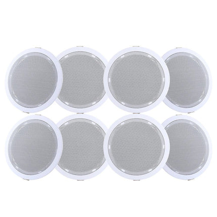 Giantz 6 Inch Ceiling Speakers In Wall Speaker Home Audio Stereos Tweeter 8pcs.