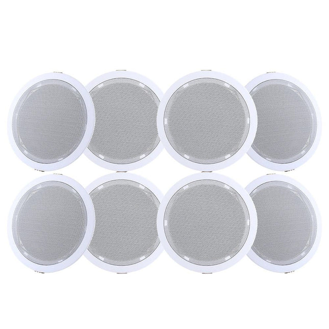Giantz 6 Inch Ceiling Speakers In Wall Speaker Home Audio Stereos Tweeter 8pcs.