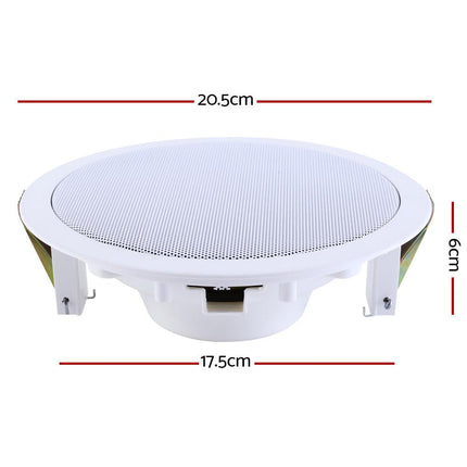 Giantz 6 Inch Ceiling Speakers In Wall Speaker Home Audio Stereos Tweeter 8pcs.