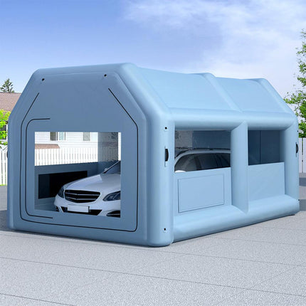 Giantz Inflatable Spray Booth 4X3M Car Paint Tent Filter System Blower.