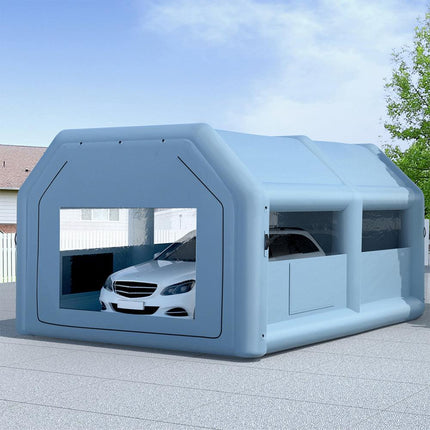 Giantz Inflatable Spray Booth 6X4M Car Paint Tent Filter System Blower.