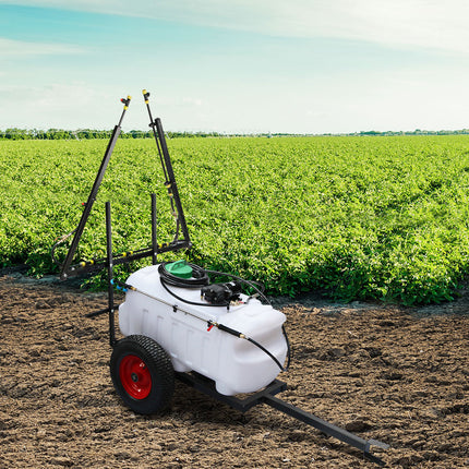 Giantz Weed Sprayer 100L Trailer 3M Boom Garden Spray.