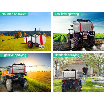 Giantz Weed Sprayer 100L Trailer 5M Boom Garden Spray.