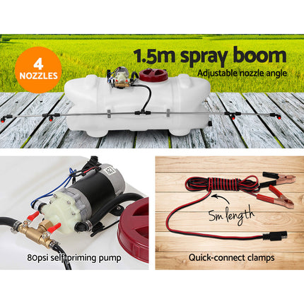 Giantz Weed Sprayer 100L 1.5M Fixed Boom Garden Spray.