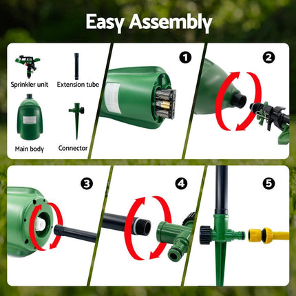 Gardeon Snake Repeller Outdoor Water Sprinkler Animal Deterrent.