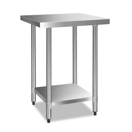 Cefito 610x610mm Stainless Steel Kitchen Bench 430.