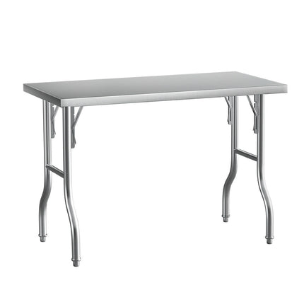 Cefito Stainless Steel Kitchen Benches Work Bench Food Foldable 430.