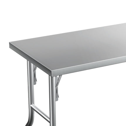 Cefito Stainless Steel Kitchen Benches Work Bench Food Foldable 430.